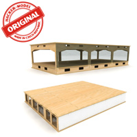 Side panels for baseboards and hidden station