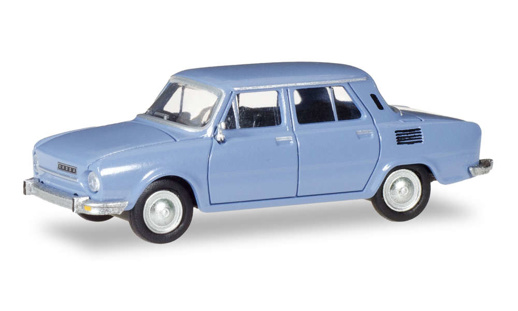 Skoda 110 L, taubenblau