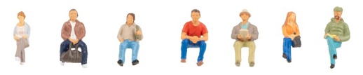Sitting people I - H0