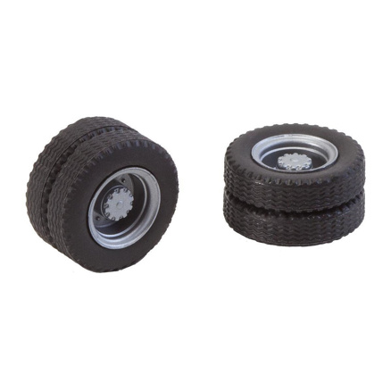 2 wheels (twin tyres) tyres and lorry rims-H0