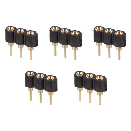 5 charging sockets, moulded - H0