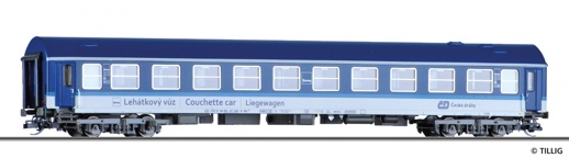 TT - Lehátkový vůz 2. třídy Y/B 70, ČD / 16693