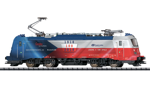 H0 Elektrická lok. 380 004-2 ČD výroční,DCC, zvuk