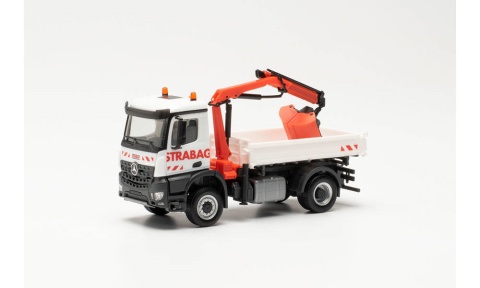 MERCEDES-BENZ AROCS S DREISEITENKIPPER MIT LADEKRA