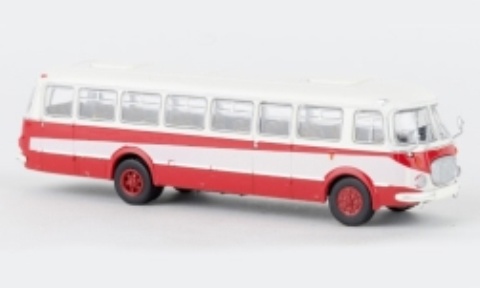 Brekina 58257 JZS Jelcz 043 autobus bílý /čer. H0