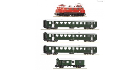 H0 - 5piece set: Elec. loc. 1670.27 with