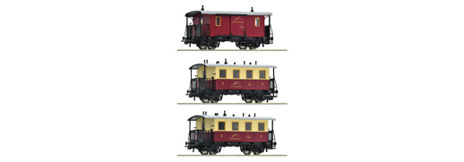 3-piece set: Rack-and-pinion train 