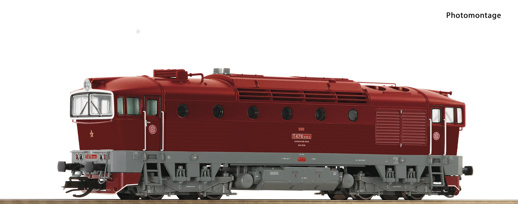 Diesel locomotive T 478 3153, CSD, SOUND -TT