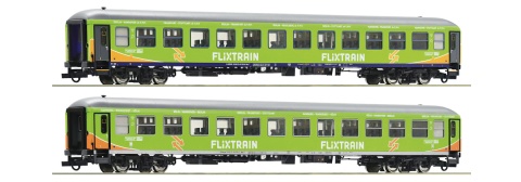 2 piece set: Coaches, Flixtrain
