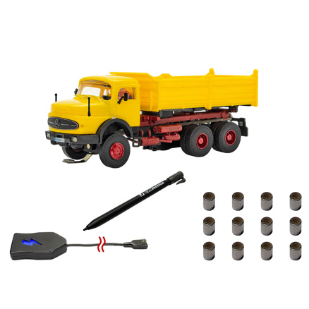 H0 CarMotion Basic Starter Set, MB Round-Cab 3-axl