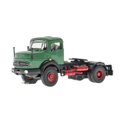 H0 MB round-cab 2-axle semi-trailer truck, basic