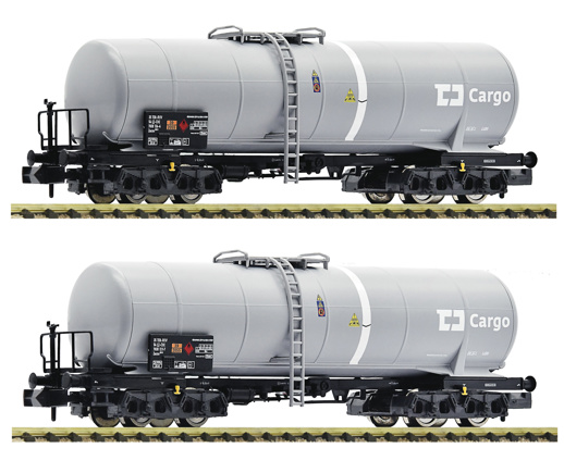 2-teiliges Set: Kesselwagen, CD Cargo,DC-N