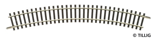 Curved track R353 mm/30°