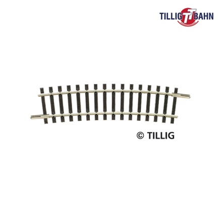 Kolej R12 oblouk R310 / 15° TT Tillig -83110 
