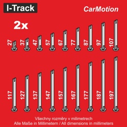 Montážní sloupky č.1-18  pro CarMotion 18+18 ks