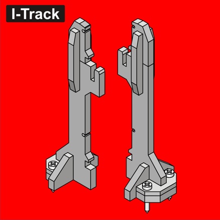 Basic Struts - Nr.12 height 128,1mm,set of 12 sets