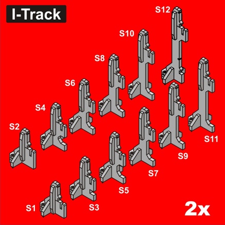 H0  Základní sloupky č.1-12, 12+12ks základní sada