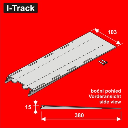 TT Nájezdový-start segment 2-kolej,š.103x380mm 1ks
