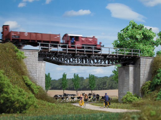Half-timbered bridge H0-Auhagen 11365