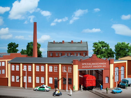 Factory gate H0-Auhagen 11421