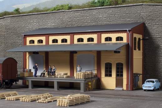 Half-relief warehouse H0-Auhagen 11436