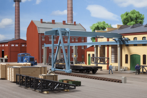 Semi-Portal crane H0-Auhagen 11437