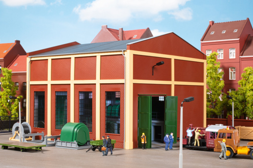 Converter station with interior H0-Auhagen 11458