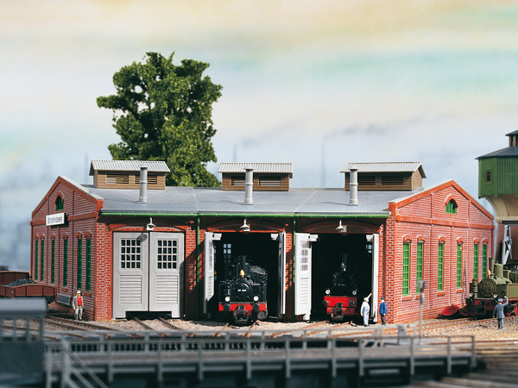 Ring-shaped engine shed TT-Auhagen 13280