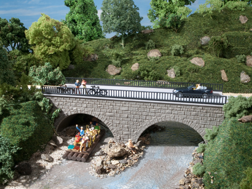 Small road bridge H0-Auhagen 41589