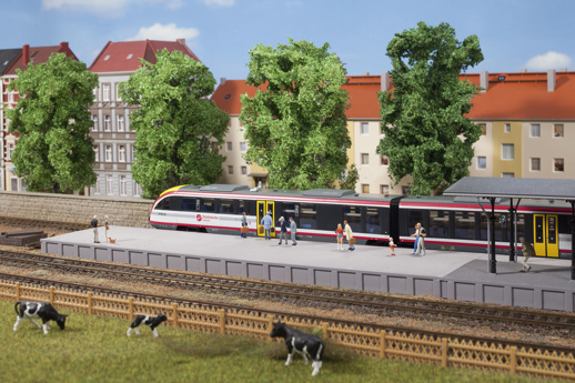Platform without roof  H0-Auhagen 41634