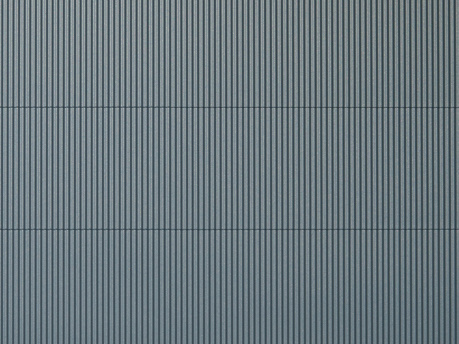 Dekorplatten Wellblech grau