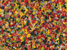Foam flocking Summer flowers Auhagen 76934