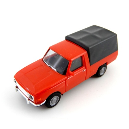 WARTBURG 353 TRANS `66 MIT PLANE, ROT
