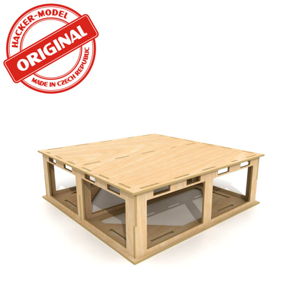 Base board for model railroad 50 x 50 x 16 cm