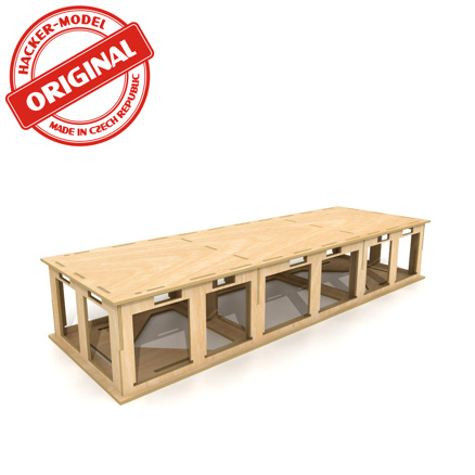 Base board for model railroad 90 x 30 x 16 cm
