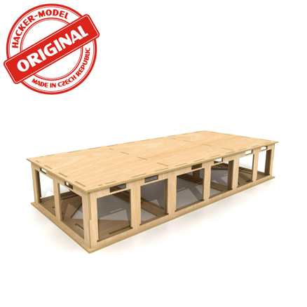 Base board for model railroad 90x40x16 cm