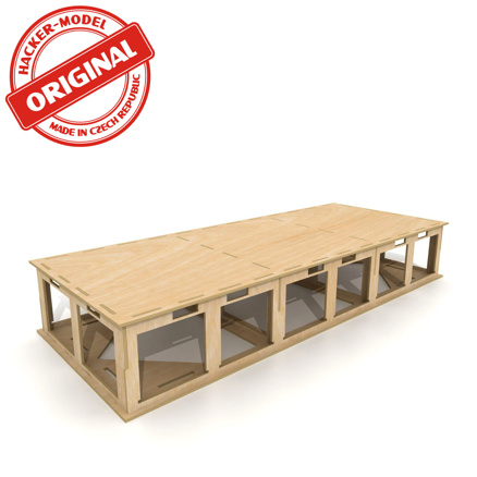 Base board for model railroad 100x40x16 cm