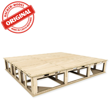 Base board for model railroad 100x100x16 cm