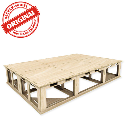 Base board for model railroad 90x60x16 cm