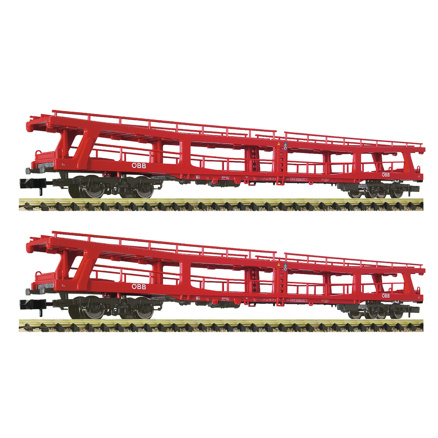 2 piece set: Car carrier wagons, ÖBB 