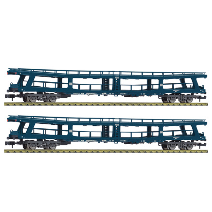 2 piece set: Car carrier wagons,DB 
