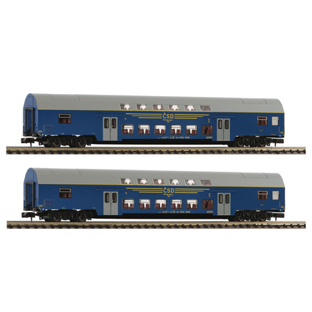 2 piece set: Double-deck coaches, CSD 
