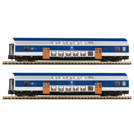 2 piece set: Double-deck coaches, VEB 