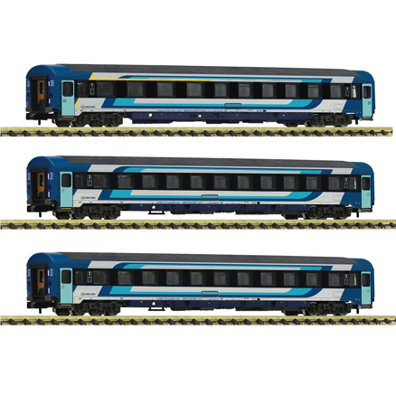 3 piece set: Eurofima coaches, MAV 