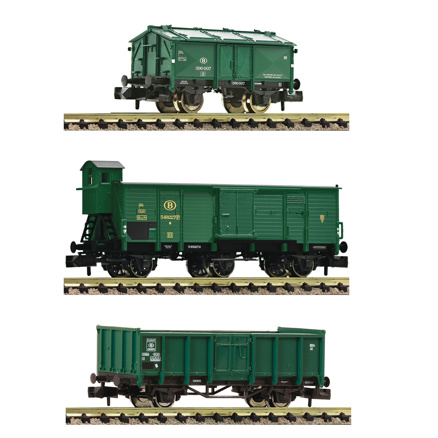 3 piece set: Goods train, SNCB 