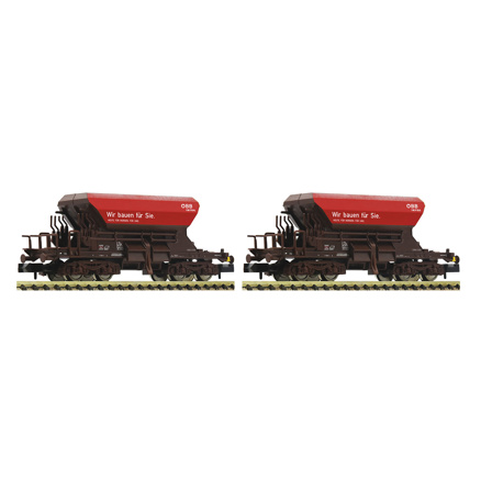 2 piece set: Talbot ballast wagons, ÖBB Infra 