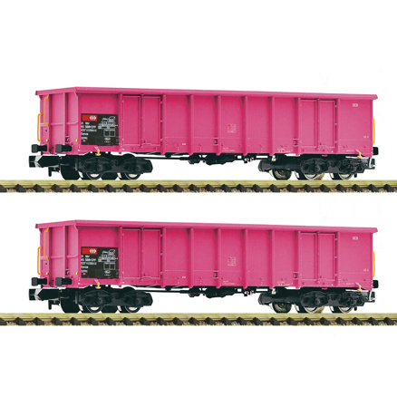 2 piece set: Open goods wagons, SBB 