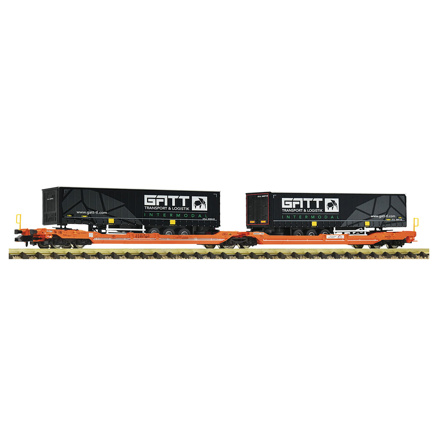 Articulated double-pocket wagon T3000e, Wascosa 