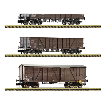 3 piece set: Goods wagons, SNCF 