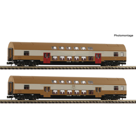 2 piece set (2): Double-deck coaches, DR 